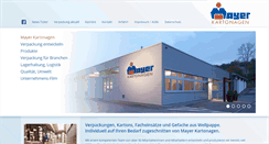 Desktop Screenshot of mayer-kartonagen.de