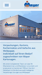 Mobile Screenshot of mayer-kartonagen.de